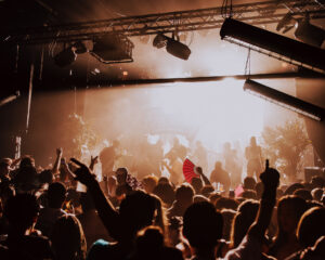 Festival Logo At Night