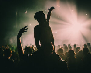 Festival Logo At Night