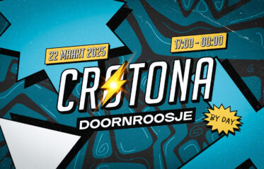Crotona banner 22 maart Doornroosje