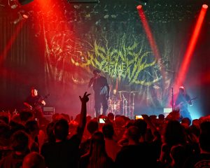 Festival Logo Signs of the Swarm + Extermination Dismemberment + Heavy//Hitter